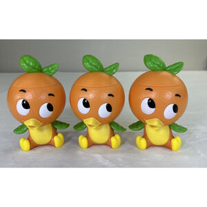 3)Disney Parks Epcot Magic Kingdom Orange Bird Cup No Straw Collectible Souvenir